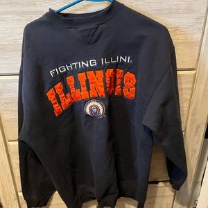 University of Illinois cadre athletic large sweatshirt